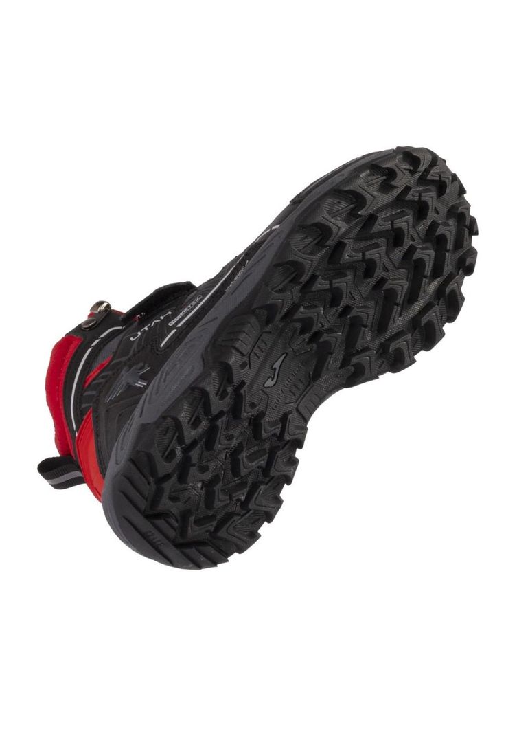 Botín Outdoor Kids Utah Jr Negro Rojo Joma-3