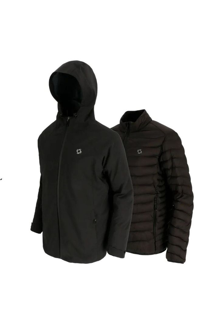 Chaqueta 3 en 1 Hombre Skada Negro Doite-0