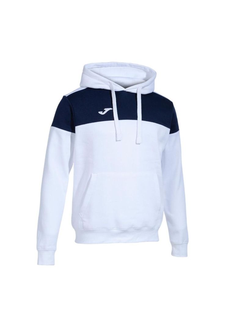 Polerón Hoodie Hombre Crew V Blanco Joma-0