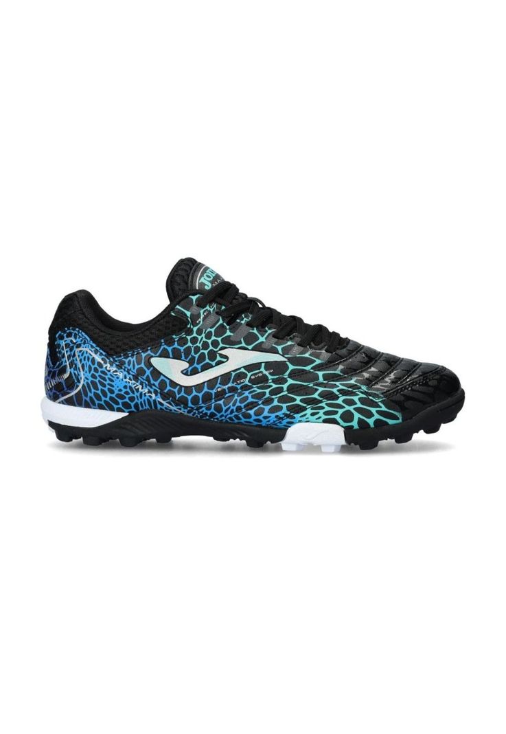 Zapatilla Fútbol Turf Hombre Máxima Negro Turquesa Joma-0