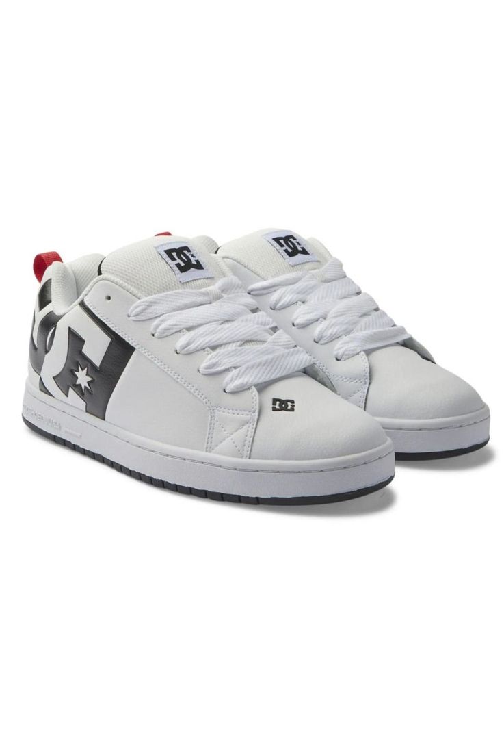 Zapatilla Hombre Court Graffik Blanco Negro DC-1