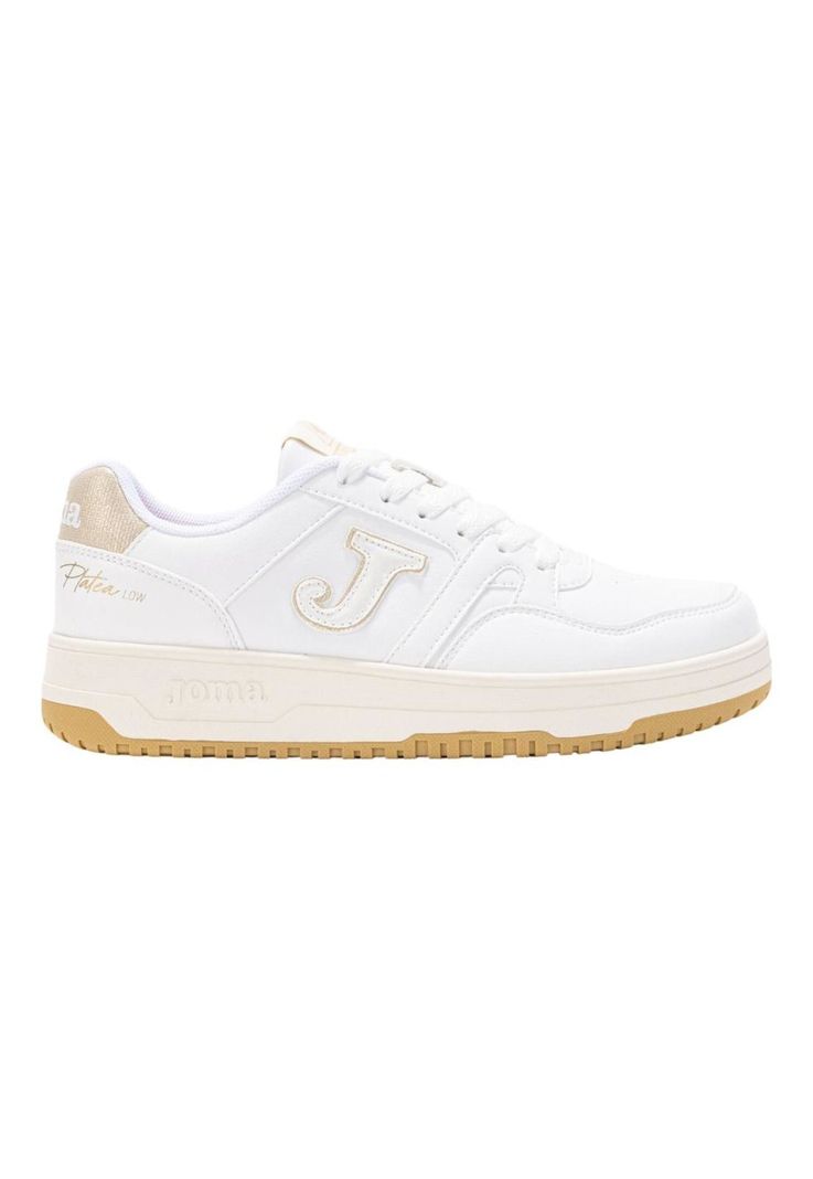 Zapatilla Urbana Mujer C. Platea Low Blanco Oro Joma-0