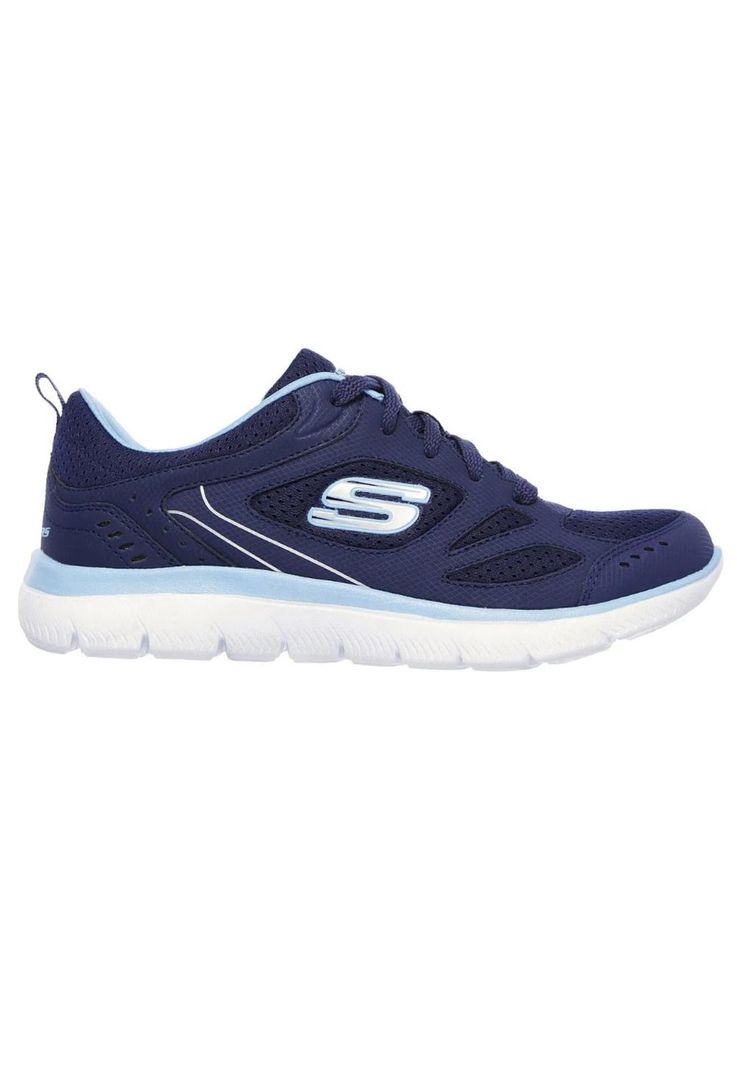 Zapatilla Mujer Summits Azul Skechers-0