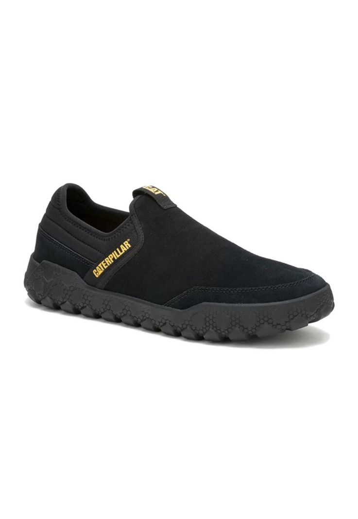 Zapato Hombre Hex Slip On Negro Cat-1