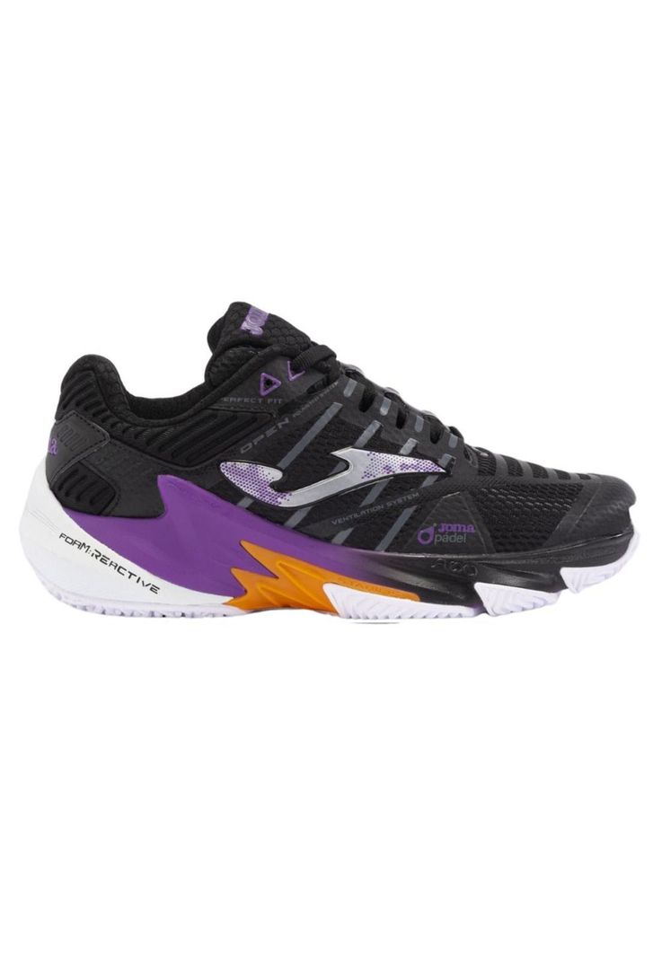 Zapatilla Pádel Mujer Open 24 Negro Joma-0
