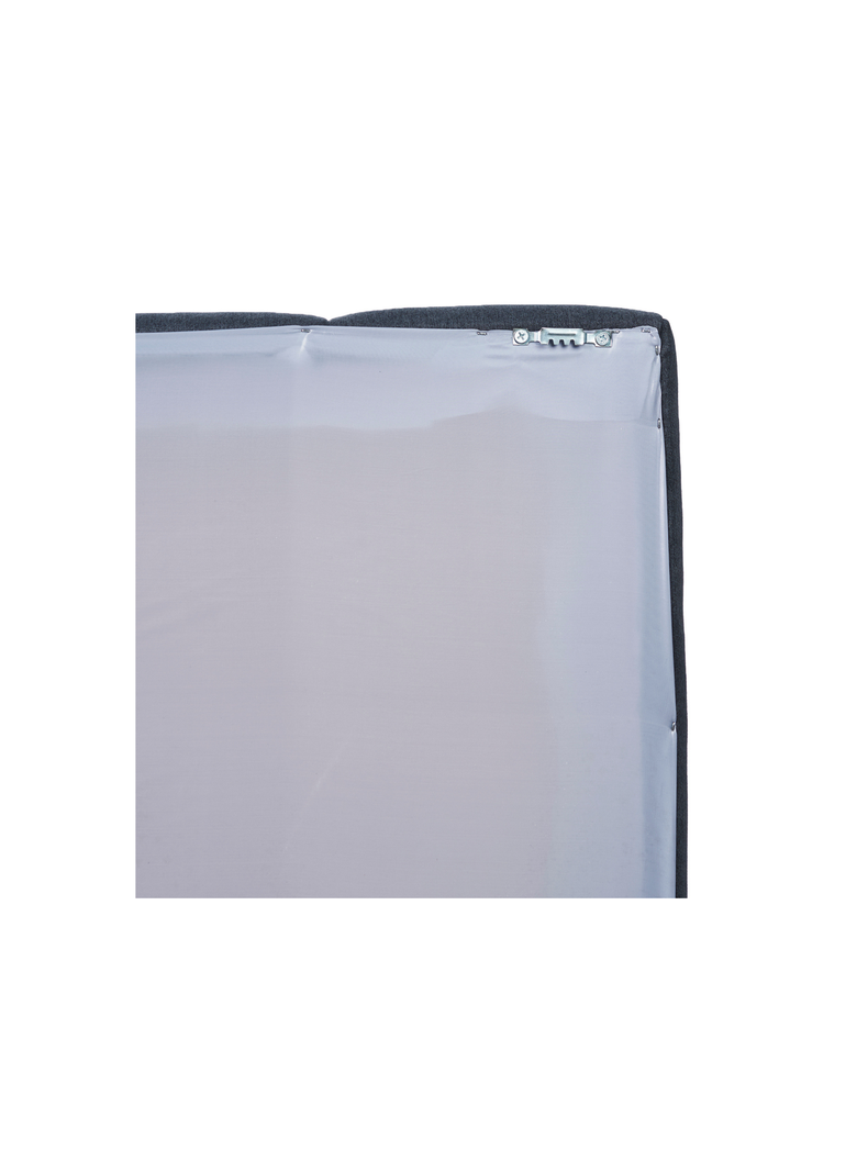 RESPALDO DE CAMA - 2 PLAZAS - MODELO TUBULAR - VELVET COLOR BEIGE-4