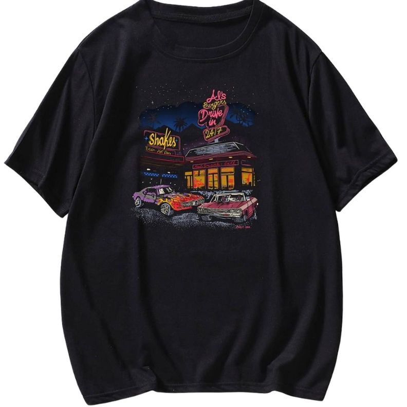 Polera Unisex Estampado Gráfico-1