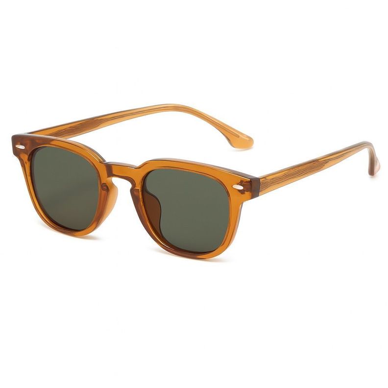 Lentes De Sol Sh509268 Remaches Cuadrado Unisex Tr90 Uv400