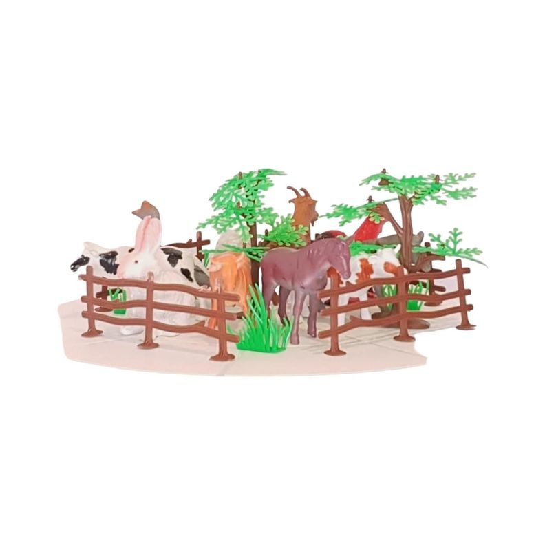 Juguetes Animales Granja 15 Figuras M-2
