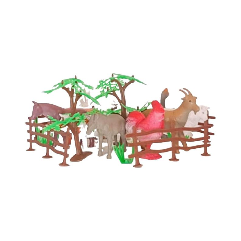 Juguetes Animales Granja 15 Figuras M-0