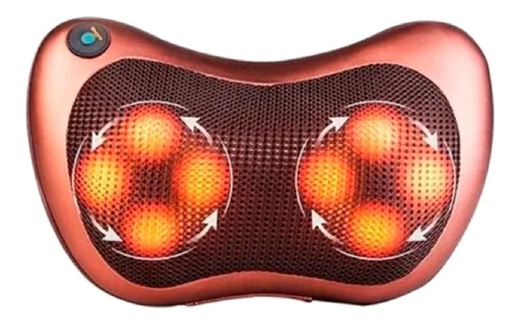 Masajeador Eléctrico Almohada Cojín Lumbar Cuello Piernas-1