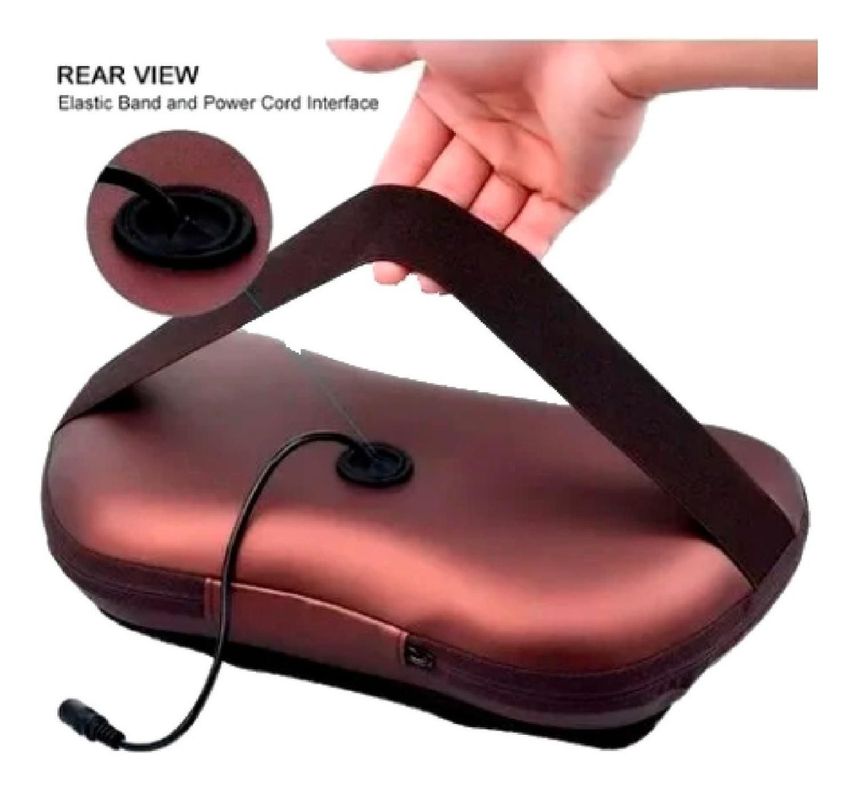 Masajeador Eléctrico Almohada Cojín Lumbar Cuello Piernas-2
