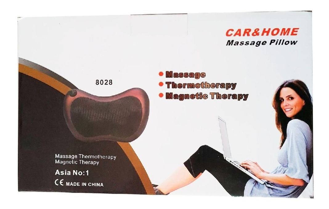 Masajeador Eléctrico Almohada Cojín Lumbar Cuello Piernas-3