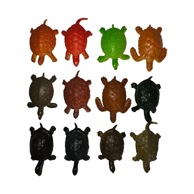 Juguetes De Animales Tortugas 12 Figuras S Verde