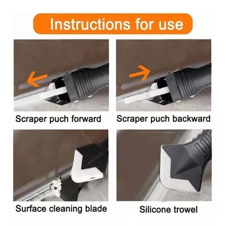 Silicona Resistente Removedor De Sellador Herramie-8