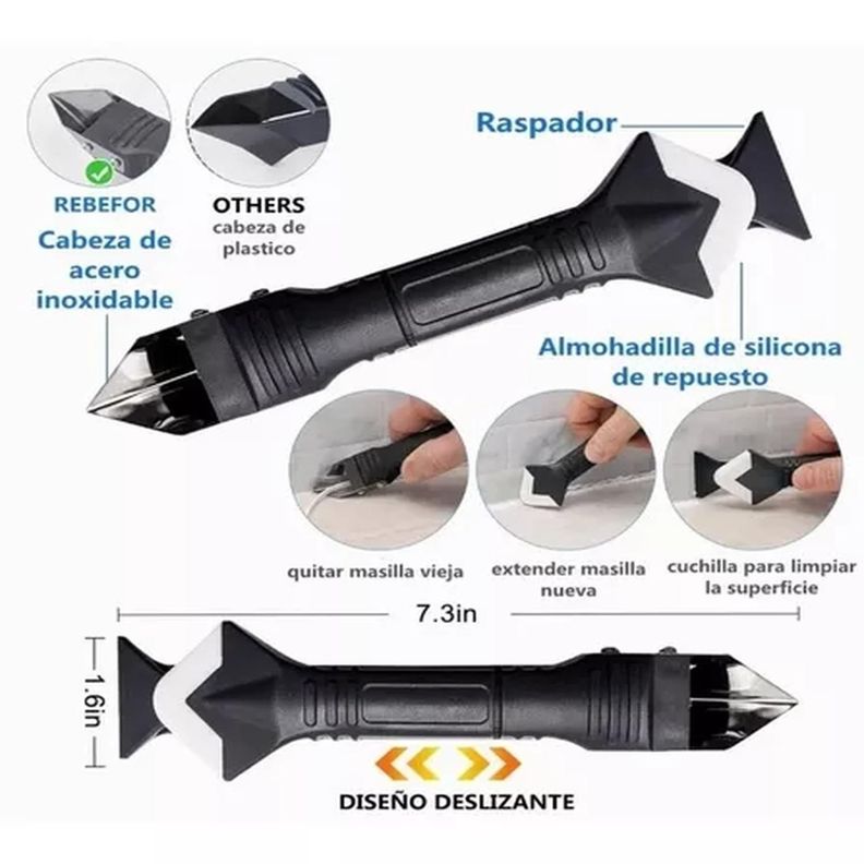 Silicona Resistente Removedor De Sellador Herramie-9