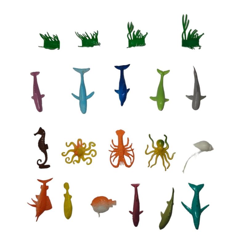 Juguetes de Animales del Mar 16 Figuras S-0