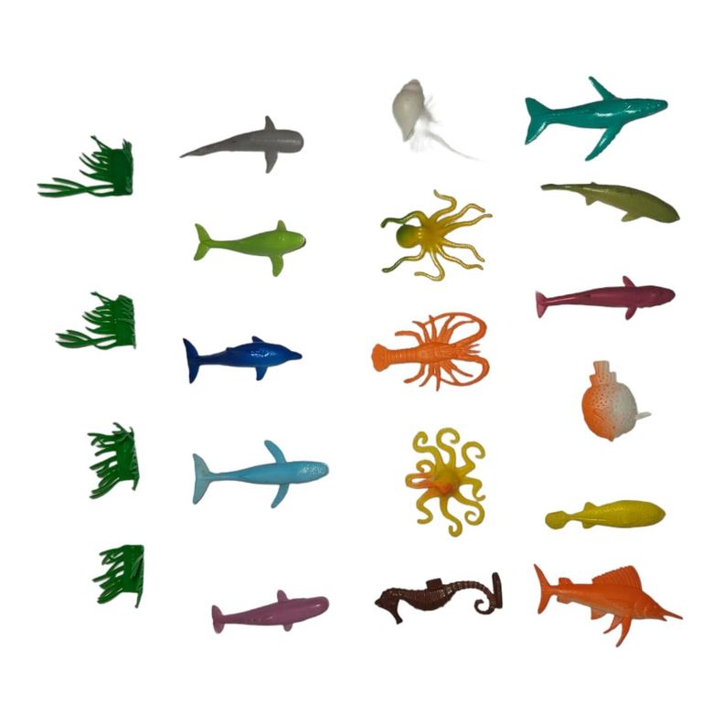 Juguetes de Animales del Mar 16 Figuras S-1