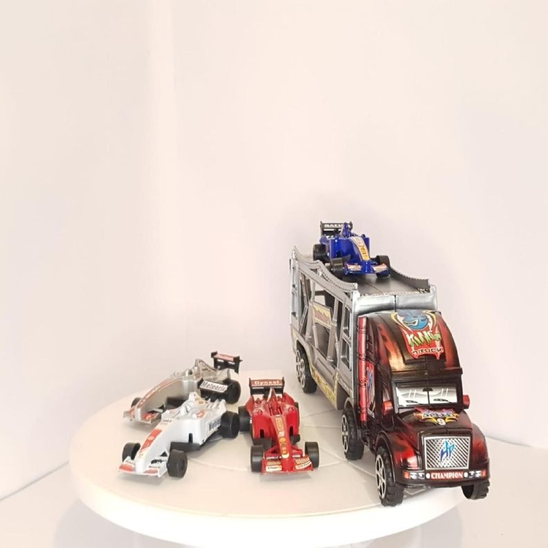 Camion Juguete Transporte Autos F1 S & L-1