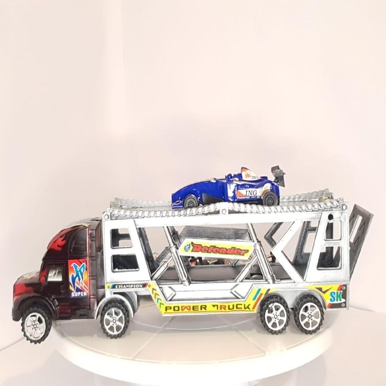Camion Juguete Transporte Autos F1 S & L-3