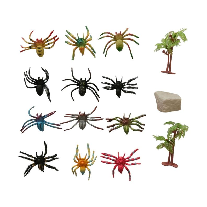 Juguetes De Animales Aranas 12 Figuras S Verde