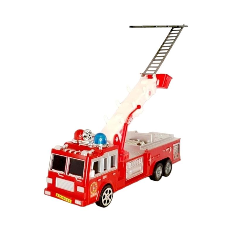 Camiones de Juguete Bombero Escalera Movible-0