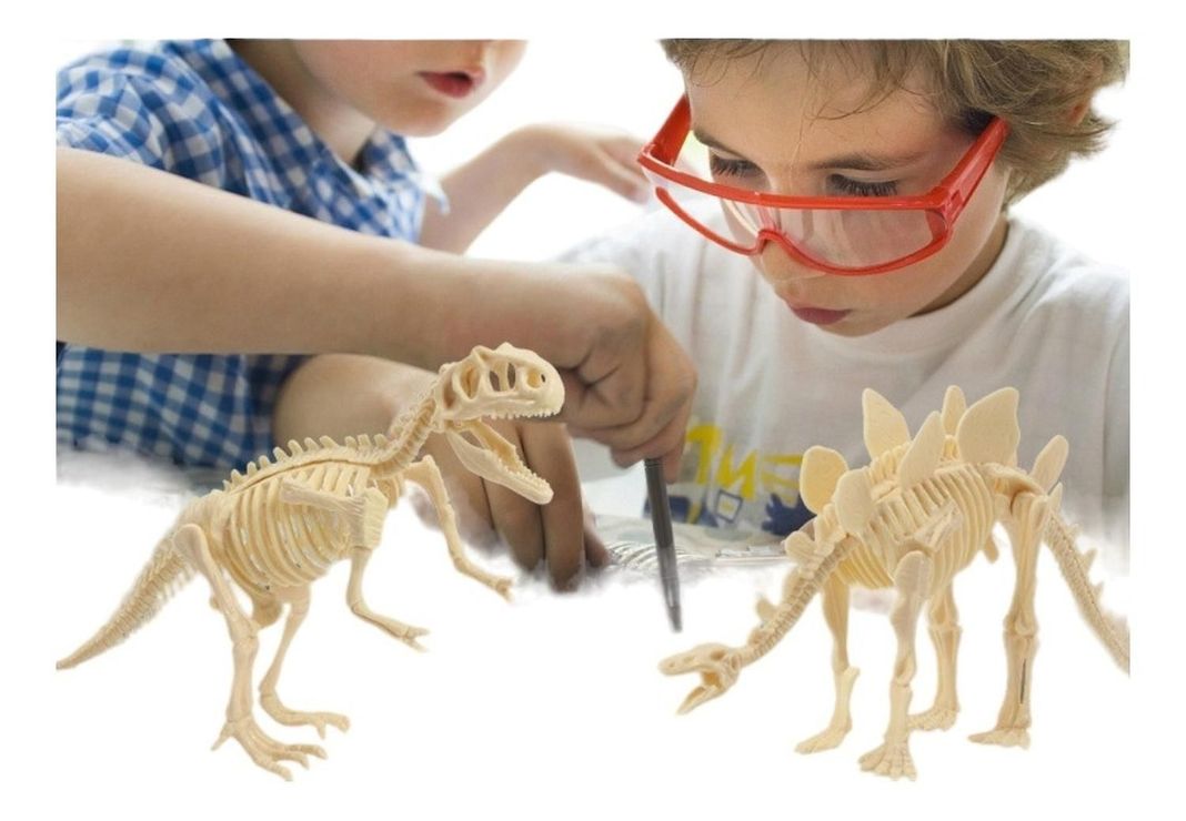 Dinosaurios Huesos Tiranosaurio Rex Fosil Inigualable Full-3