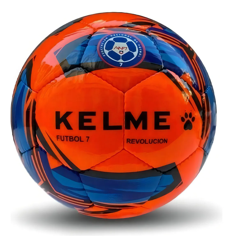 Balon Futbol 7 Revolucion Logo Anf7 N 5 Kelme Color Naranja