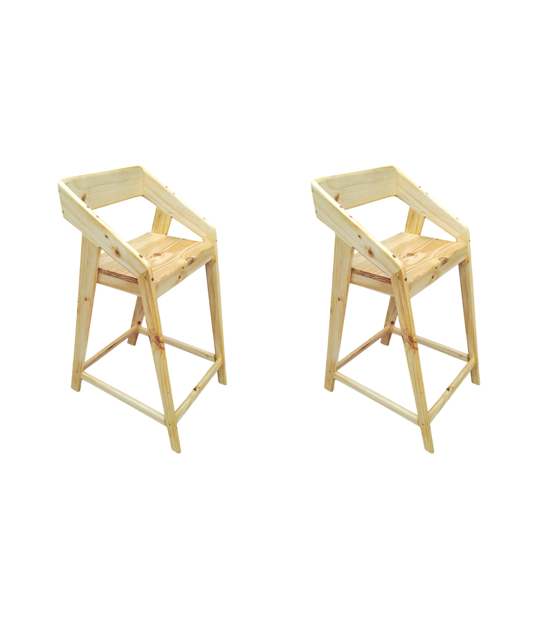 2 Unidades Silla Bar Katakana Madera Taburete Butaca-0