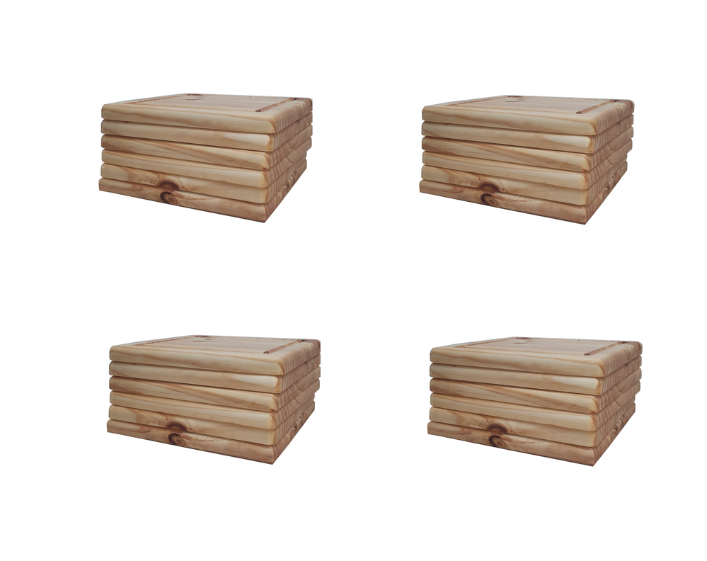 Pack 24 Platos Rusticos Madera Parrilleros, Asado, Picoteo-0