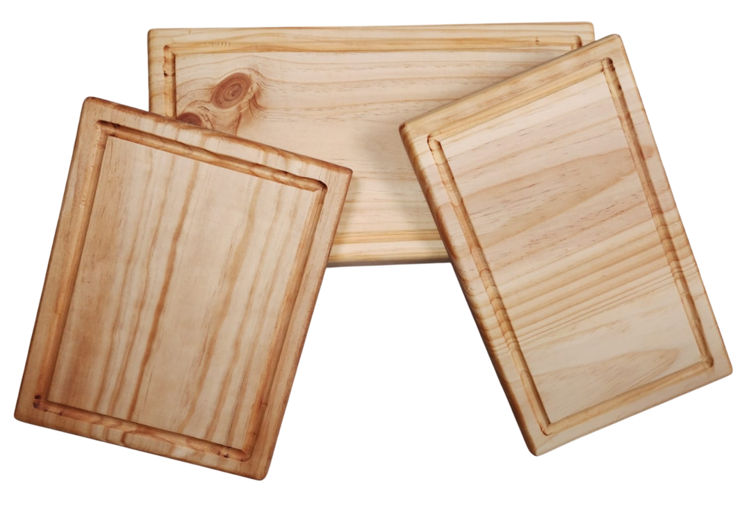 Pack 3 Tablas Madera Multiuso Cocina 28, 32 Y 40 Cm-0