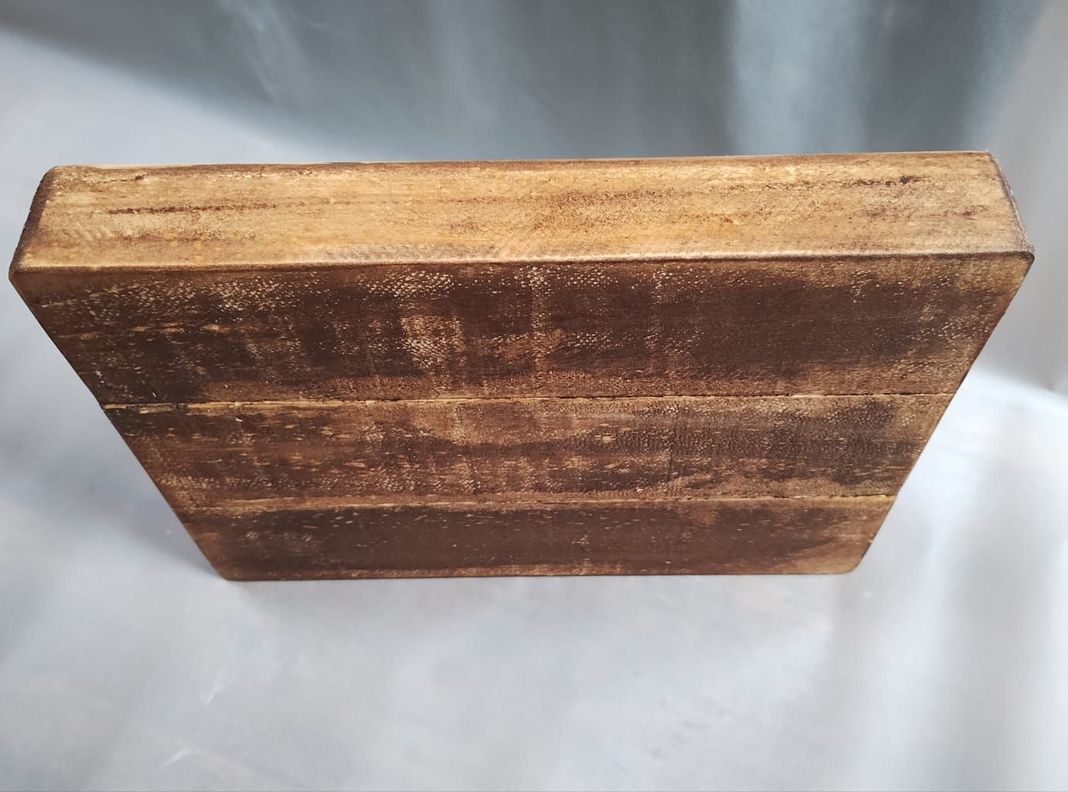 Tabla Picar Rustica Madera Para Picnic Campo Acampar-3