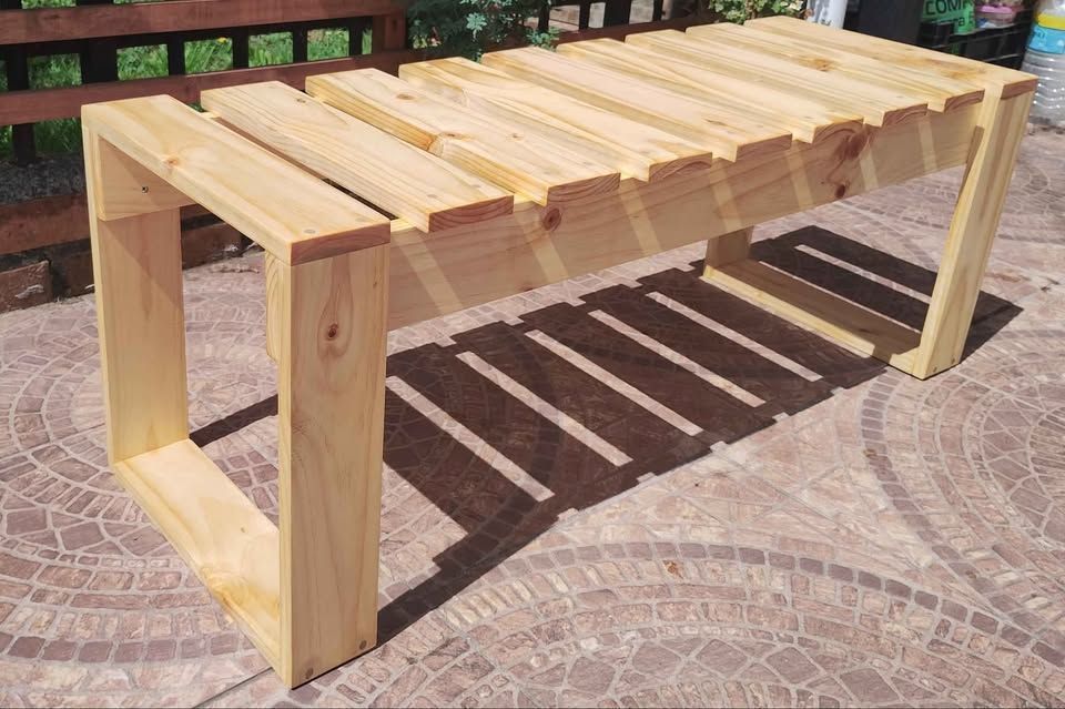 Banca De Madera Terraza, Patio, Cocina-2