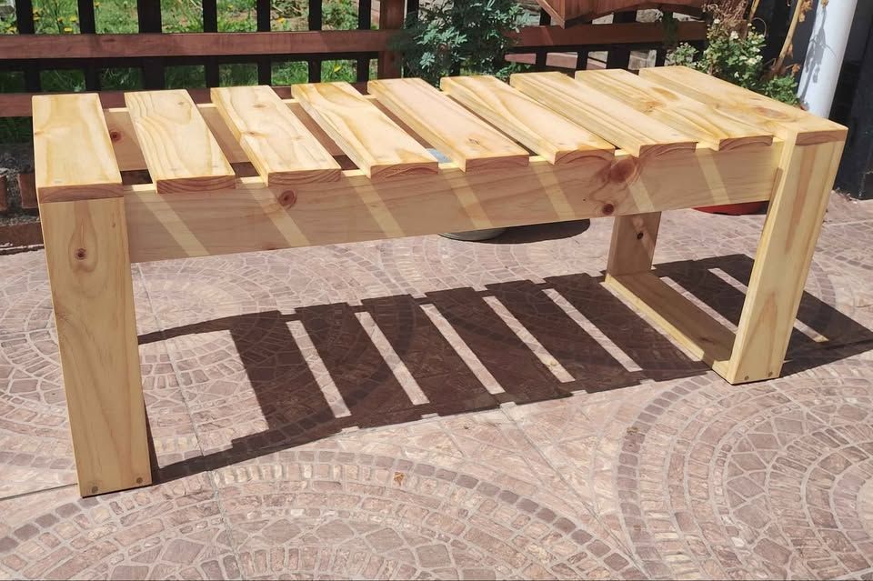 Banca De Madera Terraza, Patio, Cocina-4