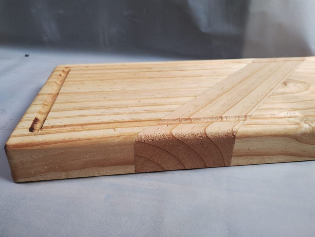 Tabla Picar Grande Madera Decorativa 50x23 Cm-2