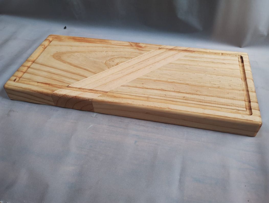 Tabla Picar Grande Madera Decorativa 50x23 Cm-3
