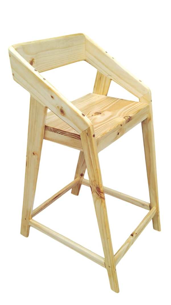 Silla Bar Katakana Madera Taburete Butaca-0