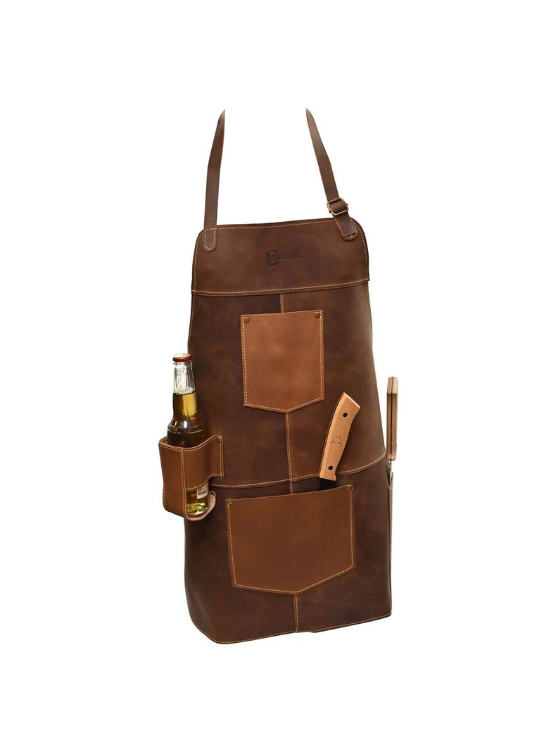 Pechera  Craftmen 100% cuero natural genuino-1