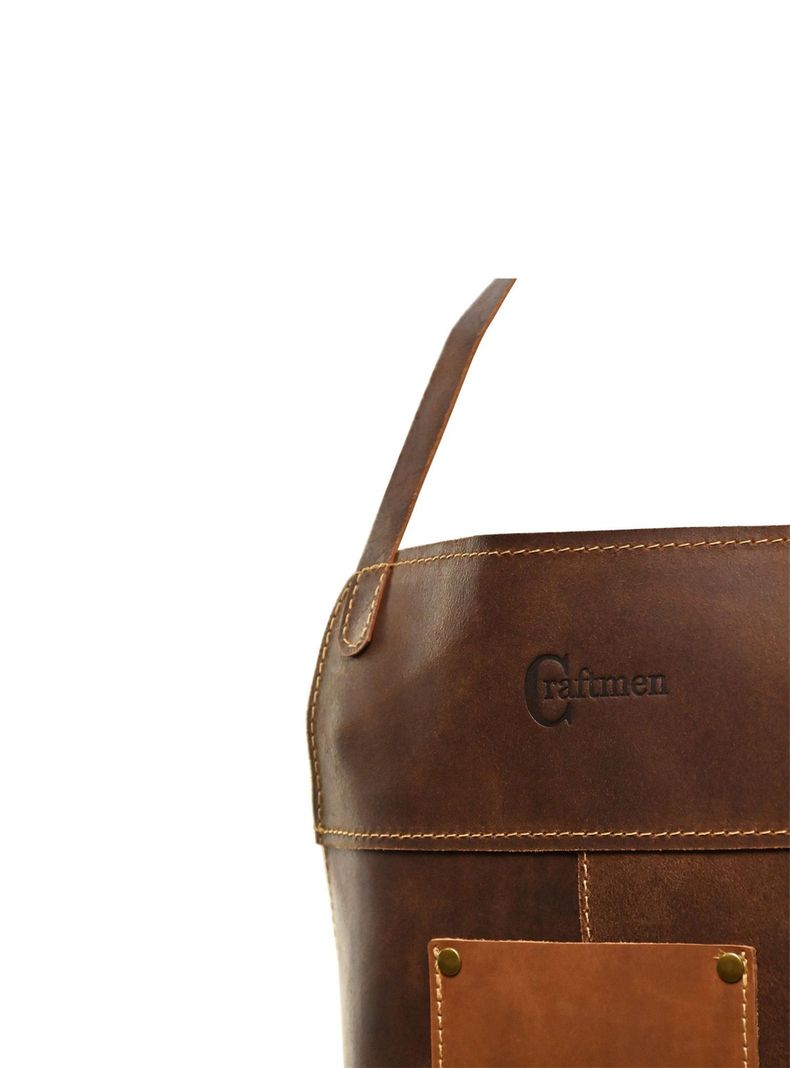 Pechera  Craftmen 100% cuero natural genuino-2