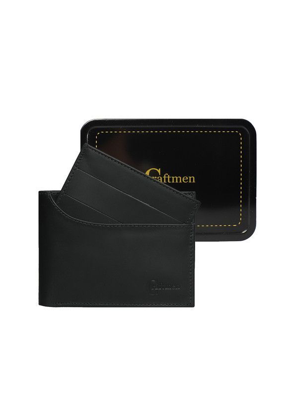 Billetera con tarjetero Cratmen 100% cuero genuino-5