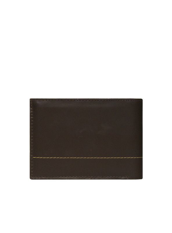Billetera hombre Kingston Craftmen 100% cuero genuino café-1