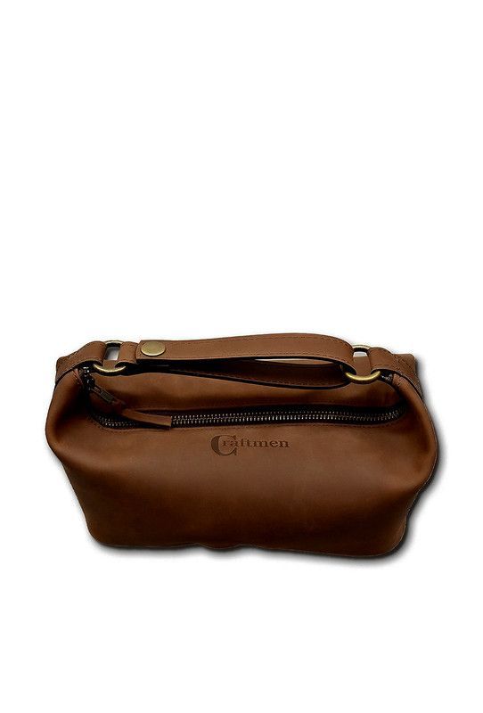 Neceser de cuero Dundee Café Craftmen