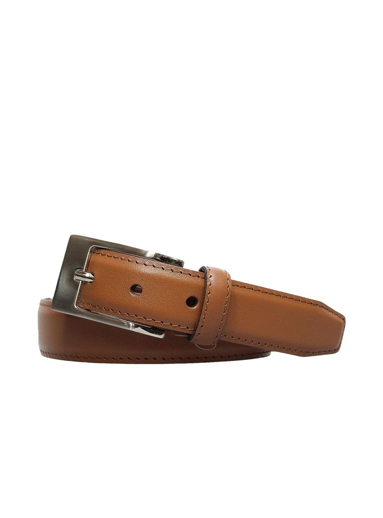 Cinturon Wilson Hombre Brandy  100% cuero genuino  Craftmen    -0