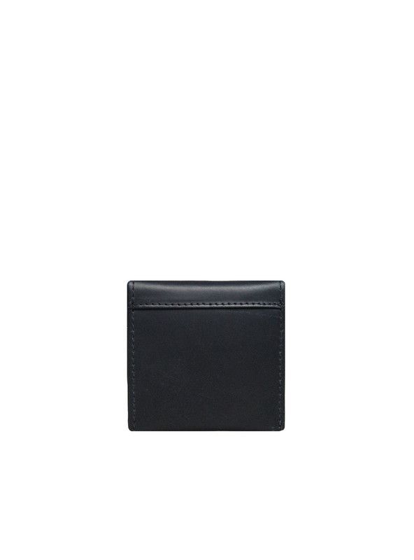 Monedero  hombre Craftmen 100% cuero genuino negro azul-1