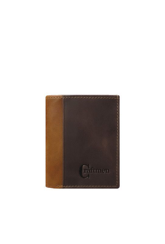 Tarjetero Hombre Craftmen 100% Cuero Genuino-0