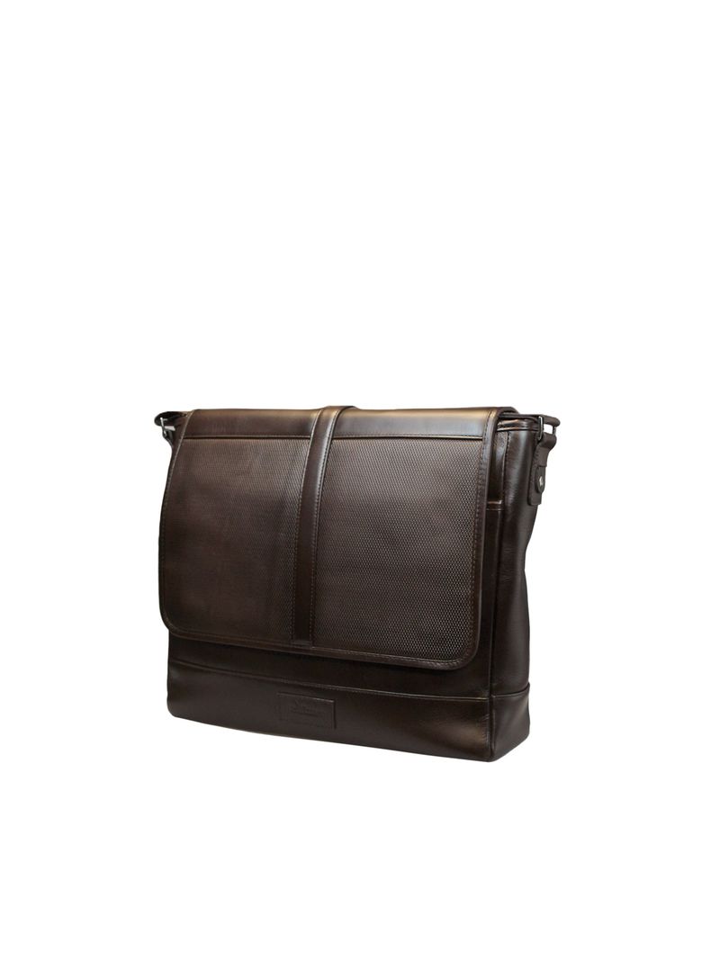 Morral Liuton café Craftmen 100% cuero genuino -0