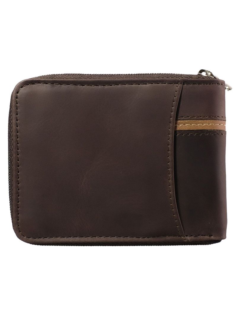 Billetera Hombre con Cierre  100% cuero natural -1