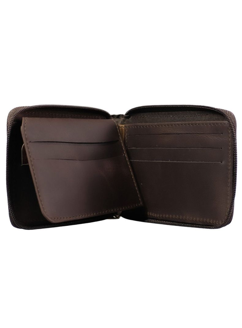 Billetera Hombre con Cierre  100% cuero natural -2