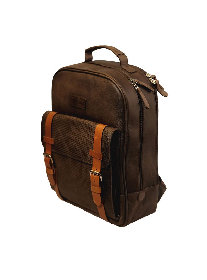 Mochila  100% Cuero Craftmen-1