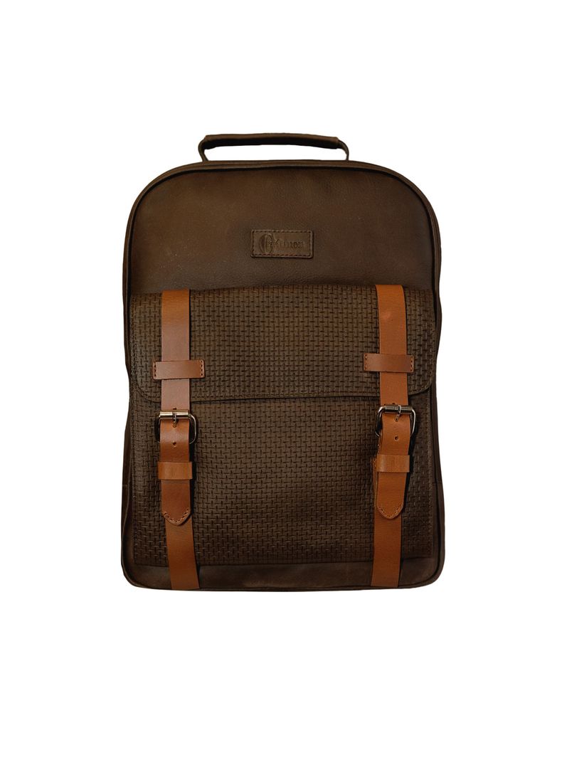 Mochila  100% Cuero Craftmen-0